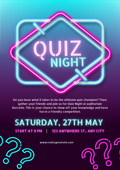 Quiz Night Flyer - Digital download
